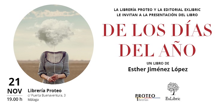 Esther Jiménez presenta su poemario, 'De los días del año' en Málaga