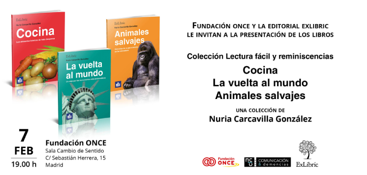 Presentación de la colección 'Lectura fácil y reminiscencias', de Nuria Carcavilla.