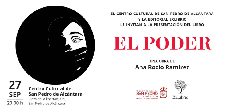 Ana Rocío Ramírez presenta su primera novela en San Pedro de Alcántara.