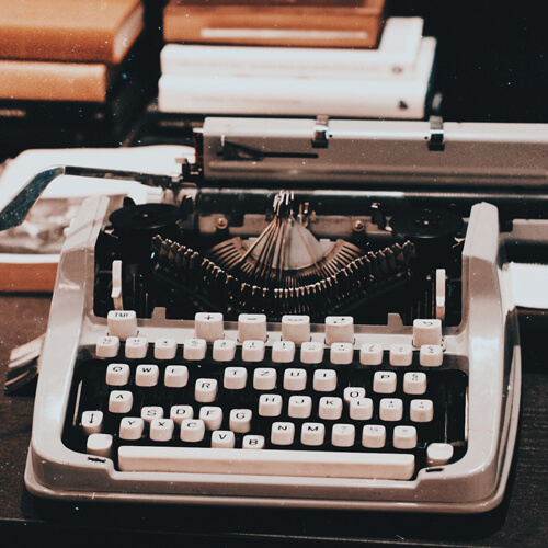 Máquina de escribir vintage