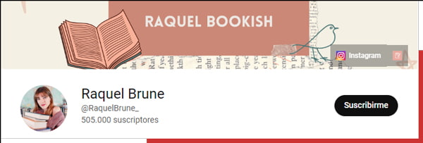 Raquel bookish booktuber